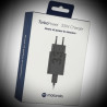 Motorola PG38C06448 TurboPower Travel Charger USB-C 33W avec USB-C/USB-C Cable Black